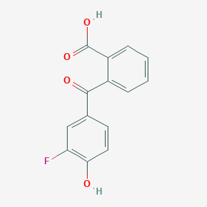 2-(3-Fluoro-4-hydroxybenzoyl)benzoic acid