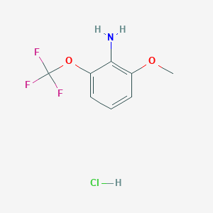 molecular formula C8H9ClF3NO2 B1435814 2-甲氧基-6-(三氟甲氧基)苯胺盐酸盐 CAS No. 2060033-32-9