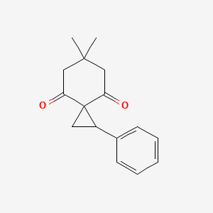 6,6-Dimethyl-1-phenylspiro[2.5]octane-4,8-dione