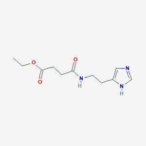 Ethyl 4-{[2-(1H-imidazol-5-yl)ethyl]amino}-4-oxobutanoate