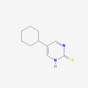 5-Cyclohexylpyrimidine-2(1H)-thione