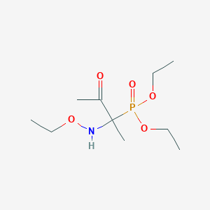 Diethyl [2-(ethoxyamino)-3-oxobutan-2-yl]phosphonate