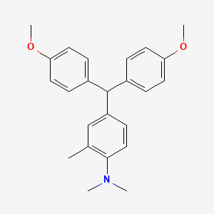 4-[Bis(4-methoxyphenyl)methyl]-N,N,2-trimethylaniline