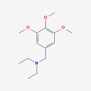 N-ethyl-N-[(3,4,5-trimethoxyphenyl)methyl]ethanamine