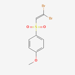 1-(2,2-Dibromoethenesulfonyl)-4-methoxybenzene