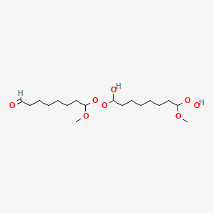 8-[(8-Hydroperoxy-1-hydroxy-8-methoxyoctyl)peroxy]-8-methoxyoctanal