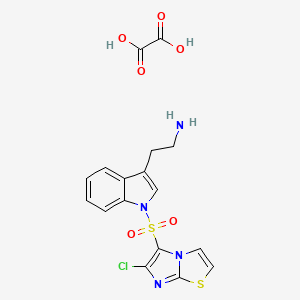 molecular formula C17H15ClN4O6S2 B1435848 WAY-181187 oxalate CAS No. 1883548-85-3