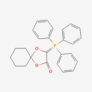 3-(Triphenyl-lambda~5~-phosphanylidene)-1,4-dioxaspiro[4.5]decan-2-one