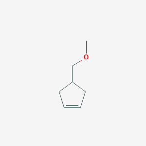 molecular formula C7H12O B1435852 4-(Methoxymethyl)cyclopent-1-ene CAS No. 1370601-60-7