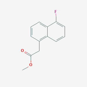 molecular formula C13H11FO2 B1435860 Methyl 2-(5-fluoronaphthalen-1-yl)acetate CAS No. 1261452-86-1