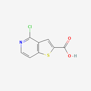 molecular formula C8H4ClNO2S B1435867 4-氯噻吩并[3,2-c]吡啶-2-甲酸 CAS No. 1360891-68-4