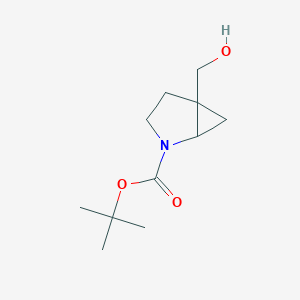 molecular formula C11H19NO3 B1435869 叔丁基 5-(羟甲基)-2-氮杂双环[3.1.0]己烷-2-羧酸酯 CAS No. 1630855-19-4