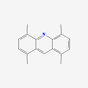 molecular formula C17H17N B14358702 1,4,5,8-Tetramethylacridine CAS No. 93816-50-3