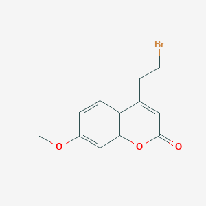 4-(2-Bromoethyl)-7-methoxy-2H-1-benzopyran-2-one