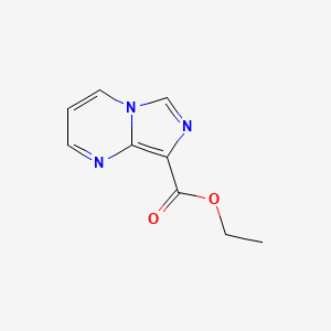 molecular formula C9H9N3O2 B1435872 Ethyl imidazo[1,5-a]pyrimidine-8-carboxylate CAS No. 32704-60-2