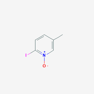 2-Iodo-5-methyl-1-oxo-1lambda~5~-pyridine