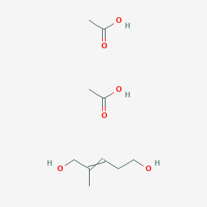 Acetic acid;2-methylpent-2-ene-1,5-diol