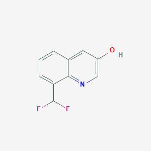 molecular formula C10H7F2NO B1435874 8-(Difluoromethyl)quinolin-3-ol CAS No. 1261601-05-1