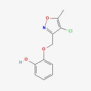 Phenol, 2-[(4-chloro-5-methyl-3-isoxazolyl)methoxy]-