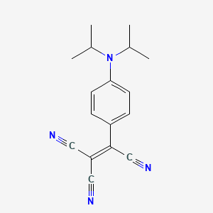 {4-[Di(propan-2-yl)amino]phenyl}ethene-1,1,2-tricarbonitrile