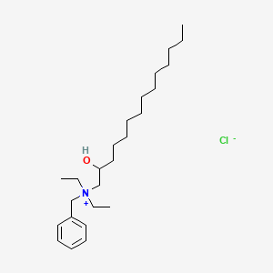 N-Benzyl-N,N-diethyl-2-hydroxytetradecan-1-aminium chloride