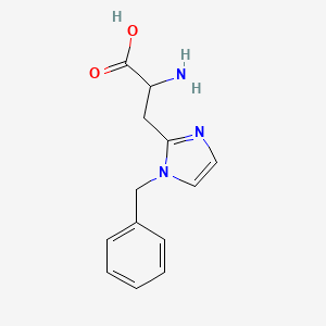 2-Amino-3-(1-benzylimidazol-2-yl)propanoic acid