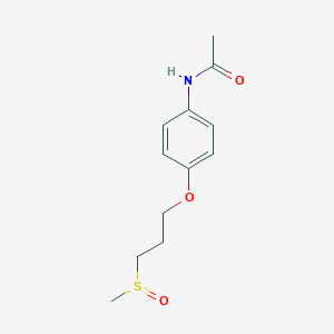 N-{4-[3-(Methanesulfinyl)propoxy]phenyl}acetamide