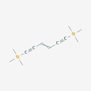 molecular formula C12H20Si2 B14358892 1,6-Bis(tri-methylsilyl)hex-3-ene-1,5-diyne 