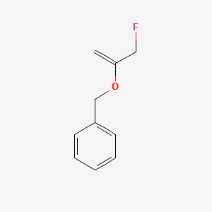 {[(3-Fluoroprop-1-en-2-yl)oxy]methyl}benzene