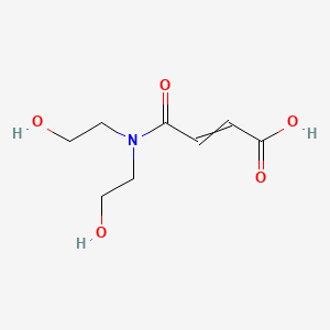 4-[Bis(2-hydroxyethyl)amino]-4-oxobut-2-enoic acid