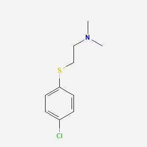 ETHYLAMINE, 2-((p-CHLOROPHENYL)THIO)-N,N-DIMETHYL-