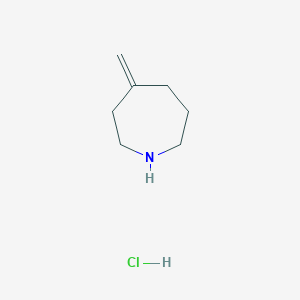 molecular formula C7H14ClN B1435891 4-亚甲基氮杂环己烷盐酸盐 CAS No. 92302-84-6