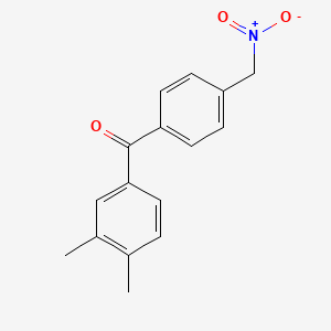 (3,4-Dimethylphenyl)[4-(nitromethyl)phenyl]methanone