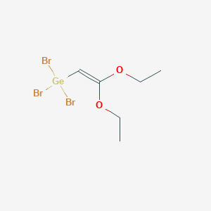 Tribromo(2,2-diethoxyethenyl)germane