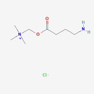 [(4-Aminobutanoyl)oxy]-N,N,N-trimethylmethanaminium chloride