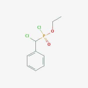 Phosphonochloridic acid, (chlorophenylmethyl)-, ethyl ester