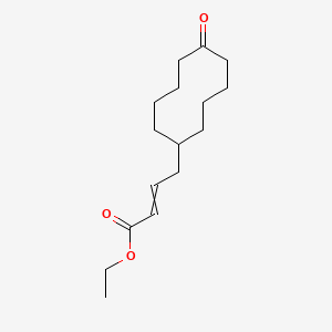 Ethyl 4-(6-oxocyclodecyl)but-2-enoate