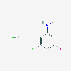 molecular formula C7H8Cl2FN B1435903 3-氯-5-氟-N-甲基苯胺盐酸盐 CAS No. 2097924-39-3