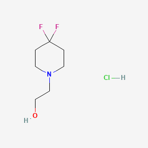 molecular formula C7H14ClF2NO B1435904 2-(4,4-二氟哌啶-1-基)乙醇盐酸盐 CAS No. 2097872-93-8