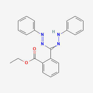 Ethyl 2-{[(E)-phenyldiazenyl](2-phenylhydrazinylidene)methyl}benzoate