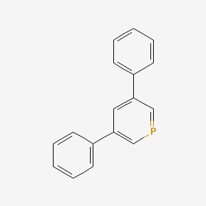 molecular formula C17H13P B14359099 3,5-Diphenylphosphinine CAS No. 90543-75-2