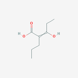 3-Hydroxy-2-propylpent-2-enoic acid