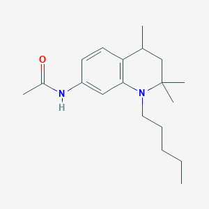 N-(2,2,4-Trimethyl-1-pentyl-1,2,3,4-tetrahydroquinolin-7-yl)acetamide