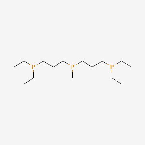 [(Methylphosphanediyl)di(propane-3,1-diyl)]bis(diethylphosphane)