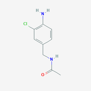 B1435926 N-[(4-amino-3-chlorophenyl)methyl]acetamide CAS No. 2097936-23-5