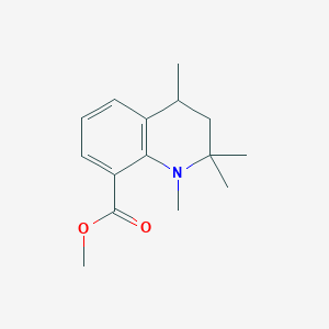 B1435931 Methyl 1,2,2,4-tetramethyl-1,2,3,4-tetrahydroquinoline-8-carboxylate CAS No. 2173090-87-2