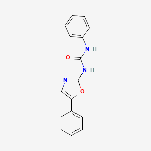 N-Phenyl-N'-(5-phenyl-1,3-oxazol-2-yl)urea