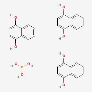 Naphthalene-1,4-diol;phosphorous acid