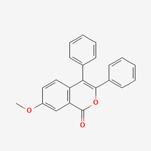 7-Methoxy-3,4-diphenyl-1H-2-benzopyran-1-one