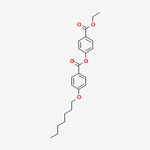 4-(Ethoxycarbonyl)phenyl 4-(heptyloxy)benzoate